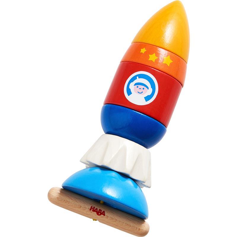 Haba - Rocket 6 Pc Threading Toy Image 2
