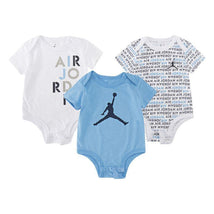 Jordan Baby - 3Pk Baby Boy Bodysuits, University Blue Image 1