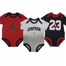 Haddad - 3Pk Jordan Baby Boy Jumpman Set, Red/Black Image 1