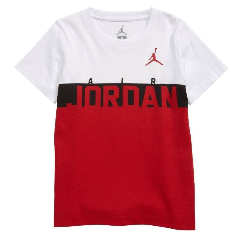 Jordan Baby - Color Block Toddler Tshirt, Gym Red Image 1
