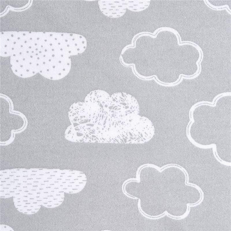 Halo - 100% Cotton Sleepsack Swaddle Print Clouds, Small Image 3