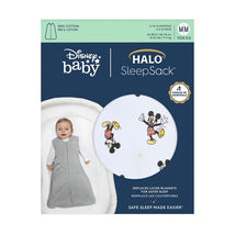 HALO SleepSack Wearable Blanket 100% Cotton 0.5 TOG - Mickey Fun Image 2