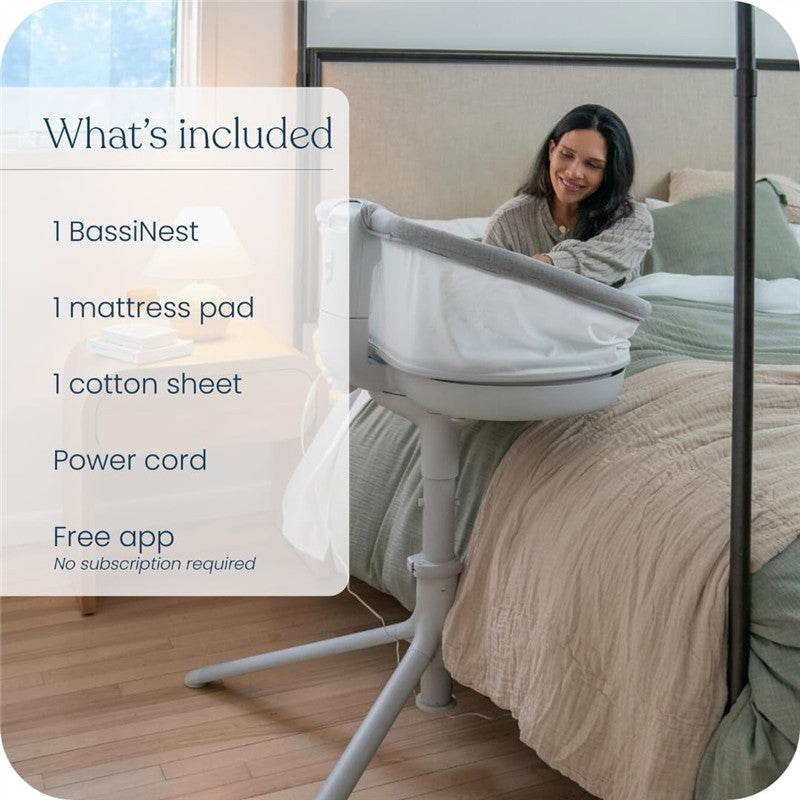 HALO - BassiNest Connected Swivel Sleeper 3.0 – Smart Bassinet with AutoSoothe™, 360° Swivel Image 3