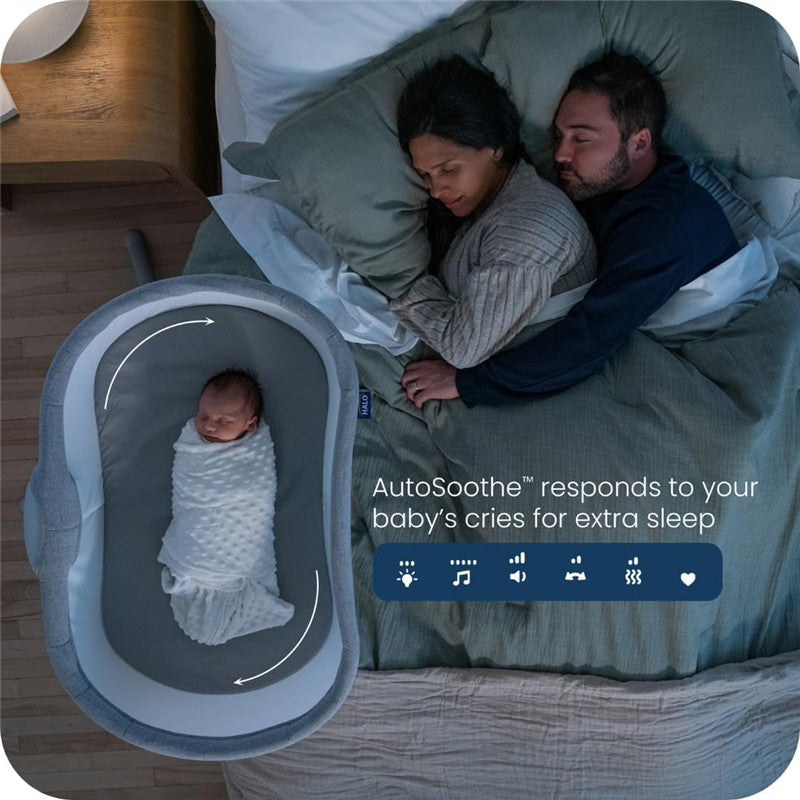 HALO BassiNest Connected Swivel Sleeper 3.0 Smart Bassinet - Grey Image 3