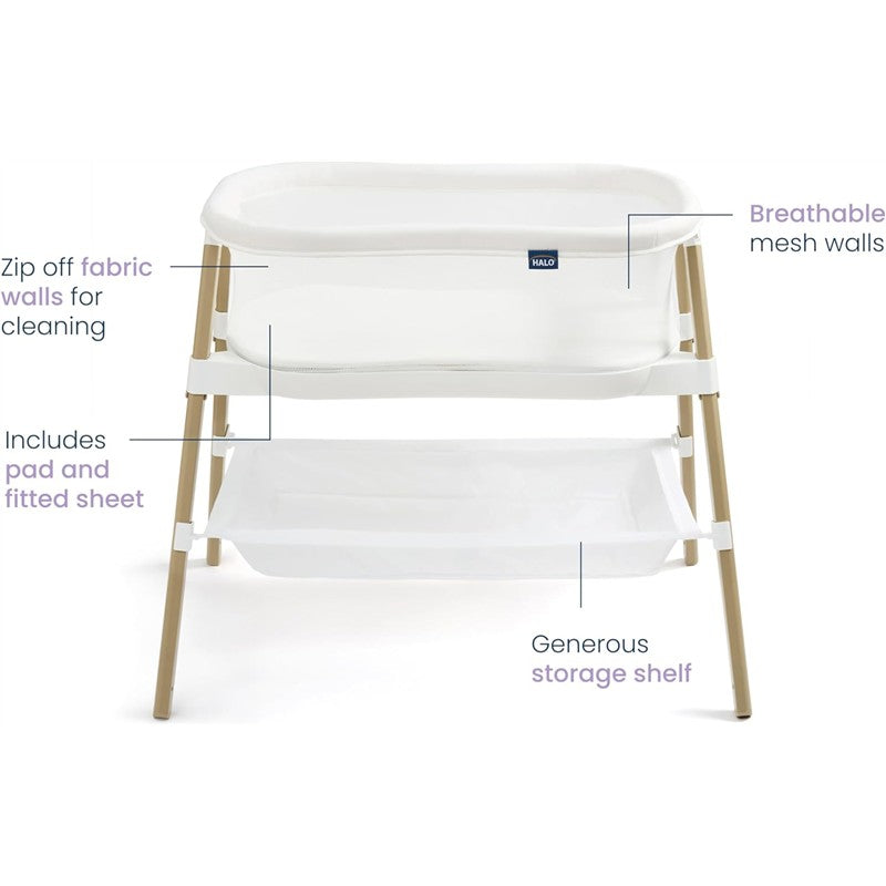 HALO BassiNest Essential Sleeper - White Image 2