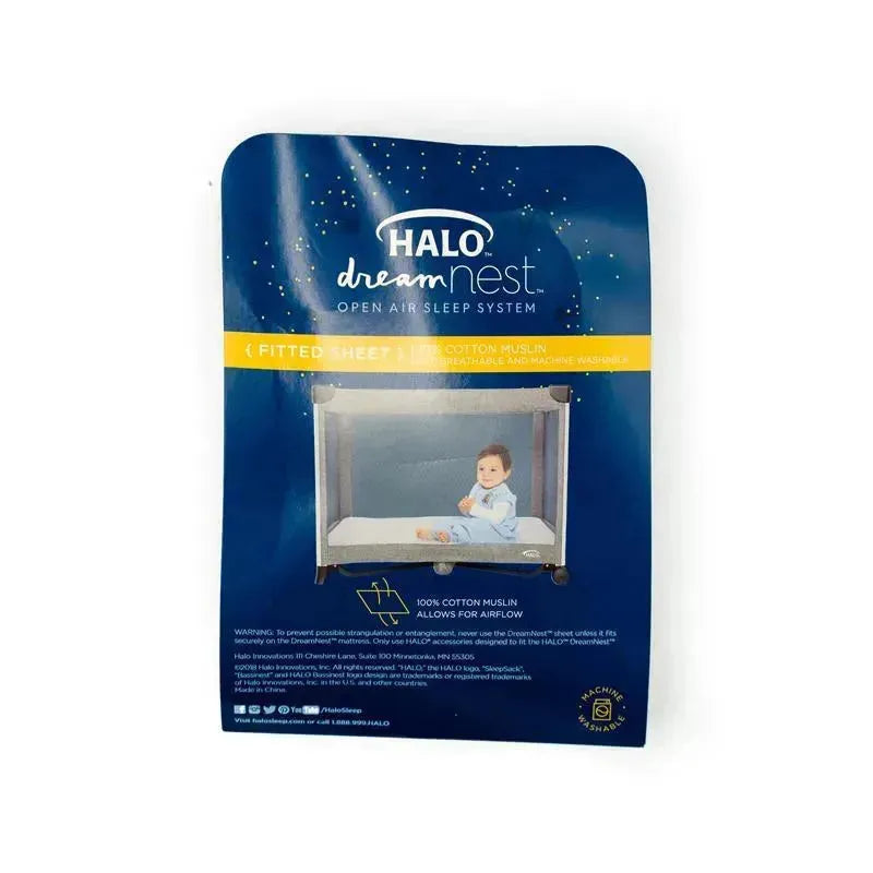 Halo Dreamnest Fitted Sheet White - Main Image