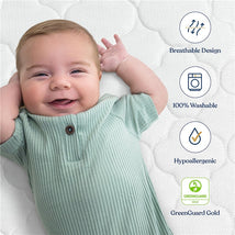 HALO DreamWeave Breathable Crib Mattress - White Image 2