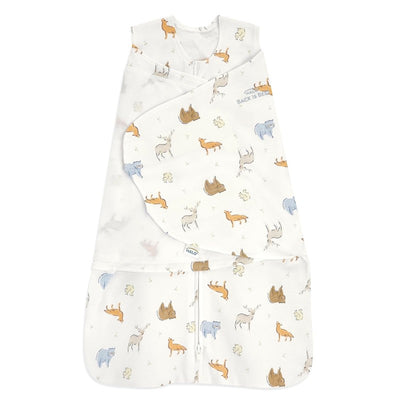 HALO SleepSack Swaddle 100% Cotton 1.5 TOG - Forest Friends Image 1