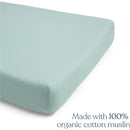 HALO Full-Size Fitted Crib Sheets 2-Pack - Calm Sage Image 3