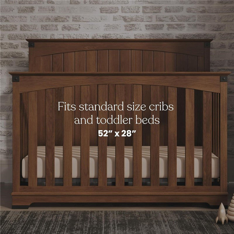 HALO Full-Size Fitted Crib Sheets 2-Pack - Calm Sage Image 6