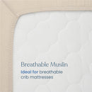 HALO Full-Size Fitted Crib Sheets 2-Pack - Oat Image 5