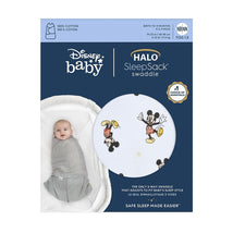 HALO SleepSack Swaddle 100% Cotton 1.5 TOG - Mickey Fun Image 2
