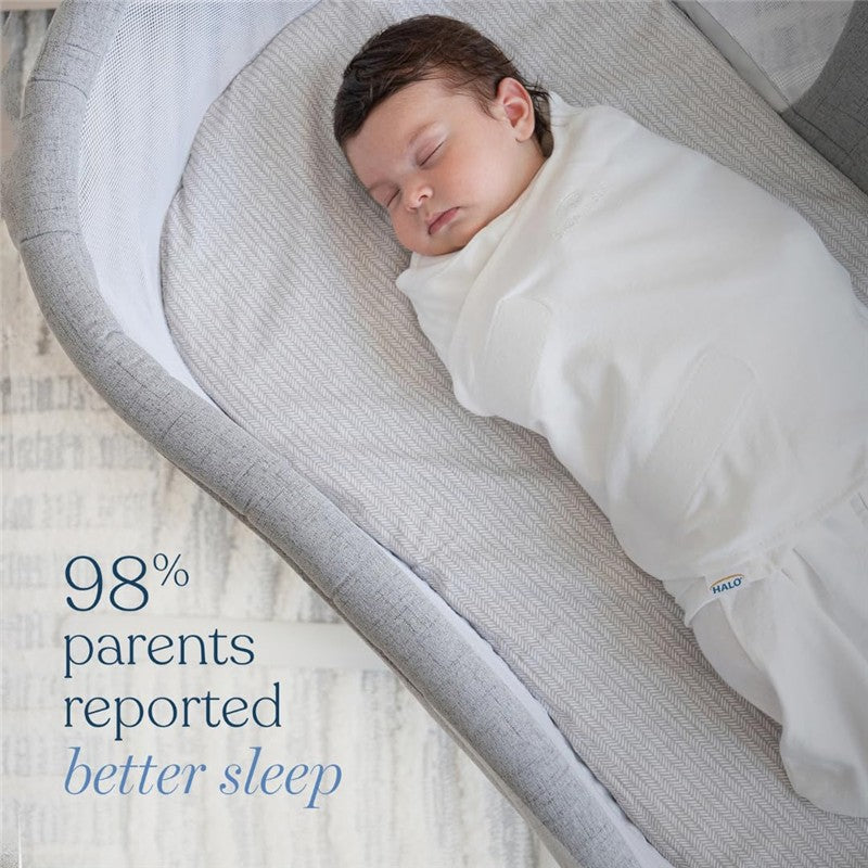 HALO SleepSack Swaddle Micro-Fleece 3.0 TOG - Heartline, Small  Image 3