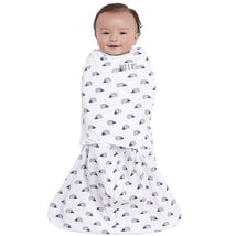 HALO SleepSack Swaddle 100% Cotton 1.5 TOG - Navy Hedgehog, Small Image 2