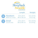 HALO SleepSack Swaddle 100% Cotton 1.5 TOG - Navy Hedgehog, Small Image 7