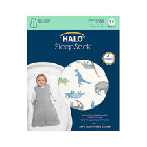 HALO SleepSack Wearable Blanket 100% Cotton 0.5 TOG - Watercolor Dinos, Medium Image 2