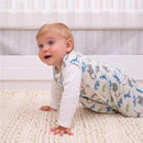 HALO SleepSack Wearable Blanket 100% Cotton 0.5 TOG - Watercolor Dinos, Medium Image 4