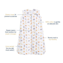 HALO SleepSack Wearable Blanket 100% Cotton 0.5 TOG - Jungle, Small Image 2