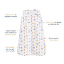 HALO SleepSack Wearable Blanket 100% Cotton 0.5 TOG - Jungle, Small Image 2