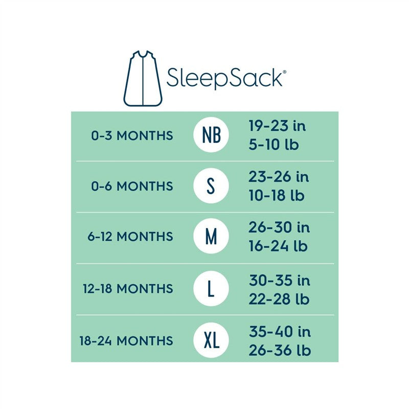 HALO SleepSack Wearable Blanket 100% Cotton 0.5 TOG - Jungle, Small Image 7