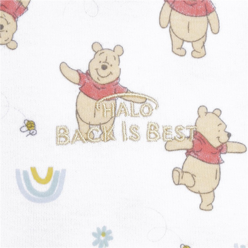 HALO SleepSack Swaddle 100% Cotton 1.5 TOG - Winnie Rainbows Image 4