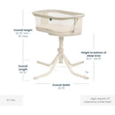 HALO® BassiNest® Swivel Sleeper 4.0 Signature Oat Image 8