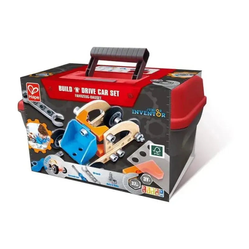 Hape - Build 'n' Drive Car Set Image 5