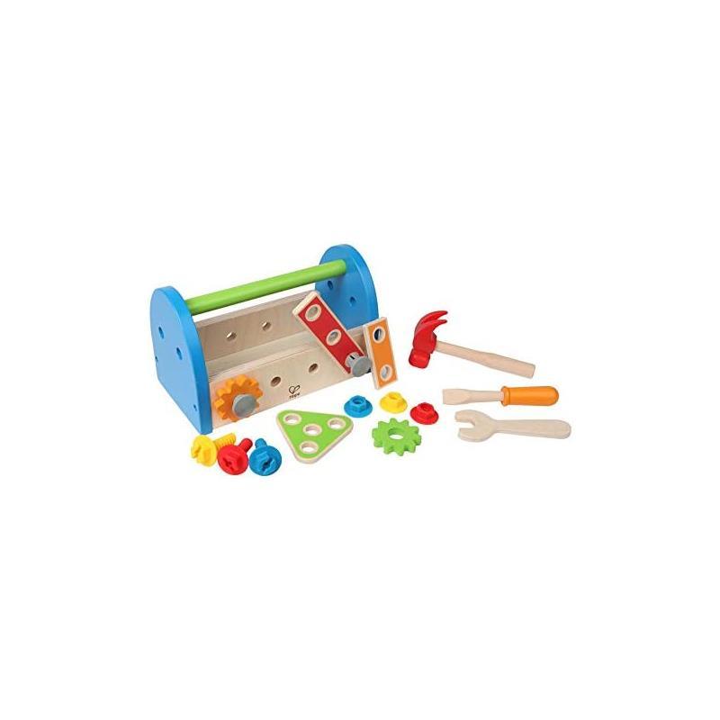 Hape - Fix It Kid's Wooden Tool Box and Accessory Play Set Image 3