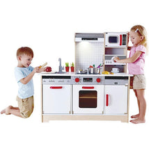 Hape - Kids All-in-1 Wooden Play Kitchen with Accessories Image 1
