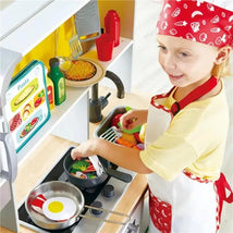 Hape - Kids Deluxe Kitchen Playset with Fan Fryer Image 2