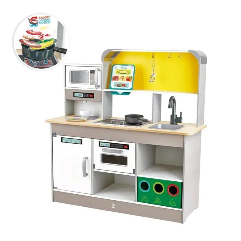 Hape - Kids Deluxe Kitchen Playset with Fan Fryer Image 5