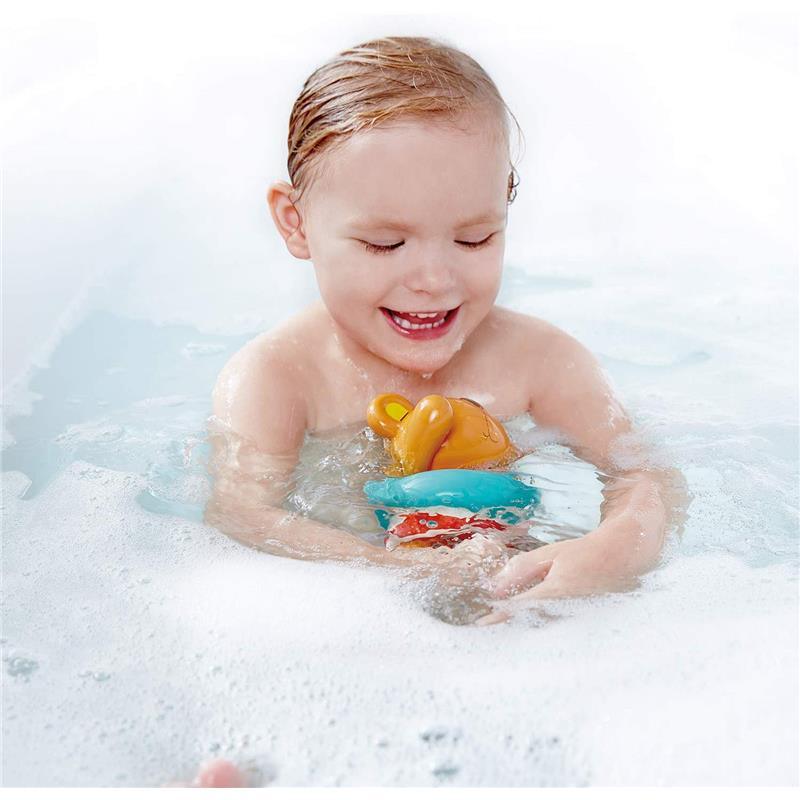 Hape - Kids Little Splashers Swimmer Teddy Wind-Up Bath Toy Image 3
