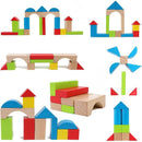 Hape - Maple Wood Kids Building Blocks Image 3