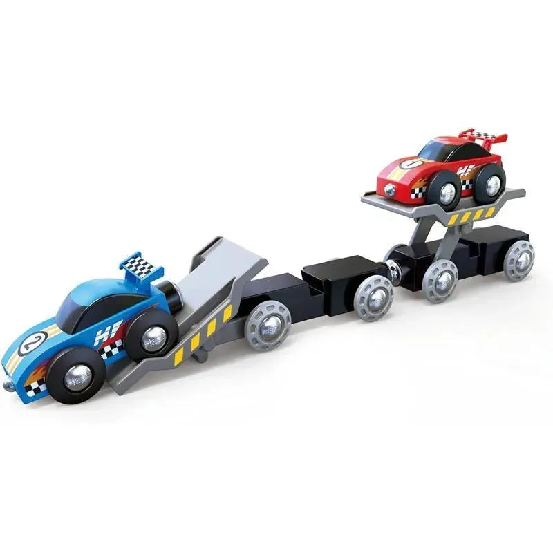Hape - Race Car Transporter Image 4