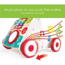 Hape - Wooden Push and Pull Music Learning Walker Image 2