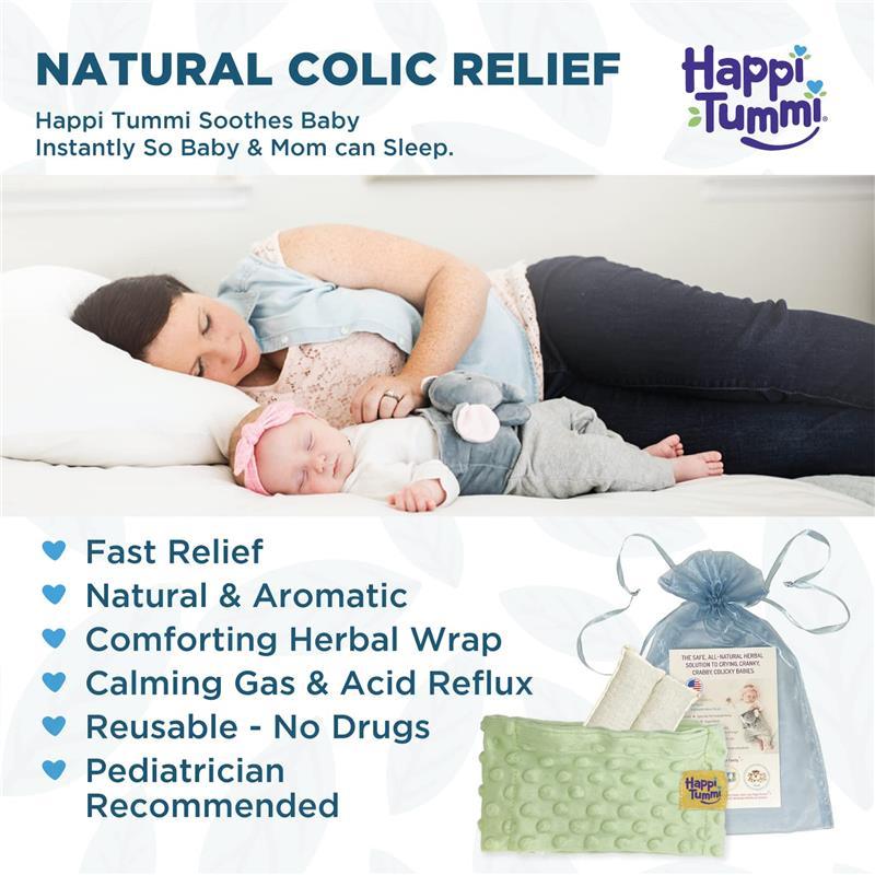 Happi Tummi - Green Colic & Gas Relief Aromatherapy Wrap for Babies Image 3