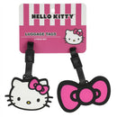 Hello Kitty 2pc Youth Luggage Tag Set - Molded Rubber with Printed ID Card Image 3