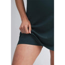 Hello Miz Ribbed Maternity Active Mini Dress with Inner Shorts, Hunter Green Image 5