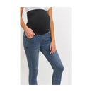 Hello Miz - Stretch Maternity Skinny Jeans with Elastic Band, Dark Denim Image 4