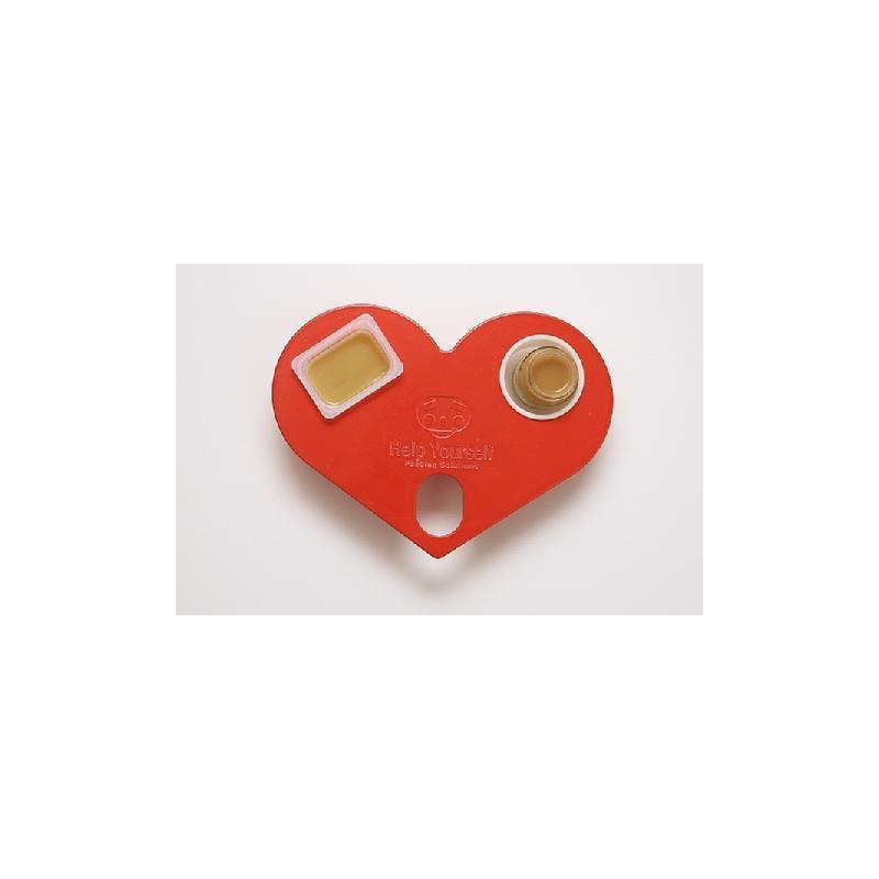 Help Yourself Feeding Solutions, Heart Shaped Feeding Tray - Red Image 1