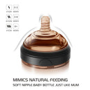 Heorshe - Baby Bottle Replecement Nipple (0-3m), S-Flow Image 3