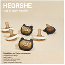 Heorshe - Day & Night Pacifier, Black/White Image 3
