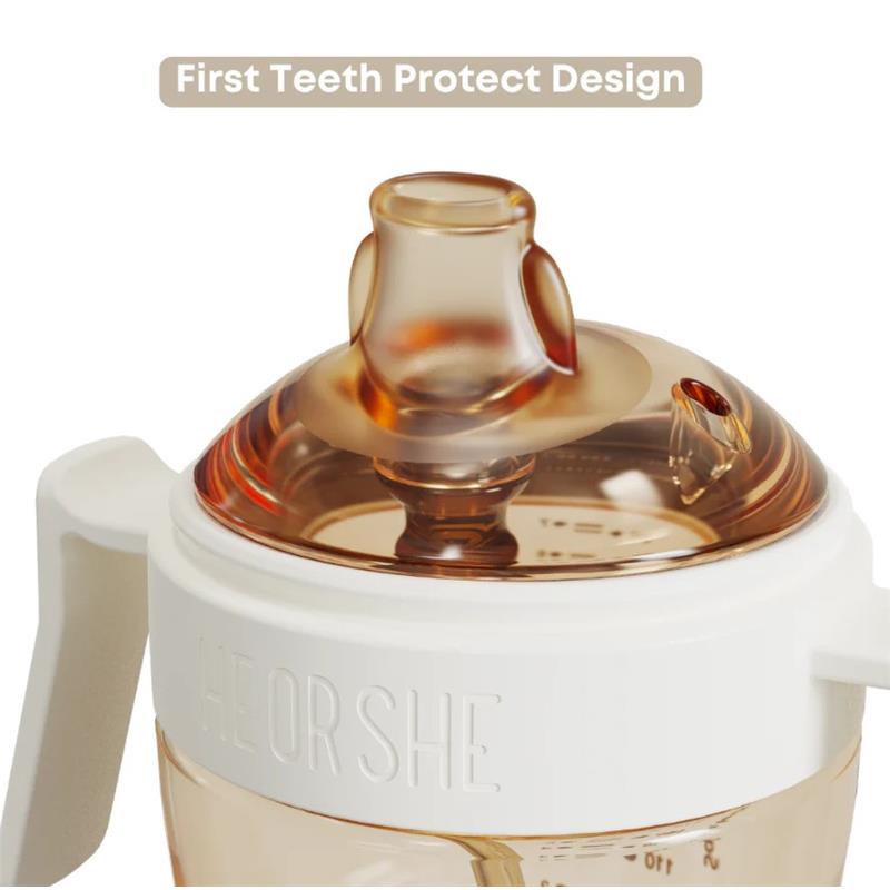 Heorshe - Dental-Care Sippy Cup 10Oz/300M (9M+), Black Image 6