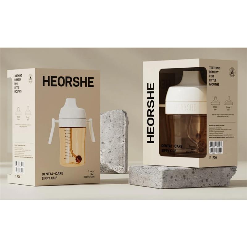 Heorshe - Dental-Care Sippy Cup - 7Oz/210Ml (6M+) , White Image 4