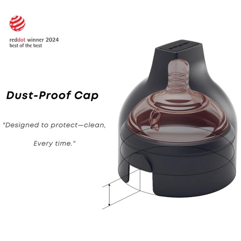 Heorshe - Uitra Wide Neck Baby Bottle - 5Oz/160Ml, Black Image 6