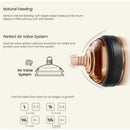 Heorshe - Uitra Wide Neck Baby Bottle - 8Oz/240Ml, Black Image 5