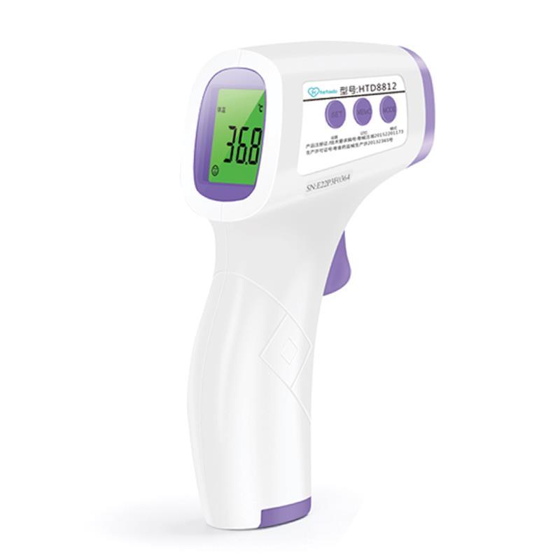 Hetaida Non Contact Infrared Thermometer - Forehead No Touch Thermometer - Digital Thermometer for Kids and Adults Image 1