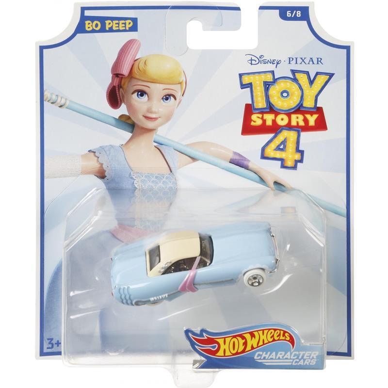 Hot Wheels Disney Pixar Toy Story Bo Peep Character Car, Blue Image 4