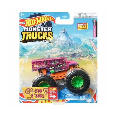 Hot Wheels - Monster Trucks Die-Cast Car, Too S'Cool Image 1