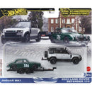Hot Wheels - Premium Jaguar Mk 1 & 2023 Land Rover Defender Image 1